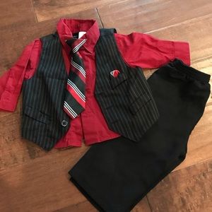Infant boys 2 piece dress suit
